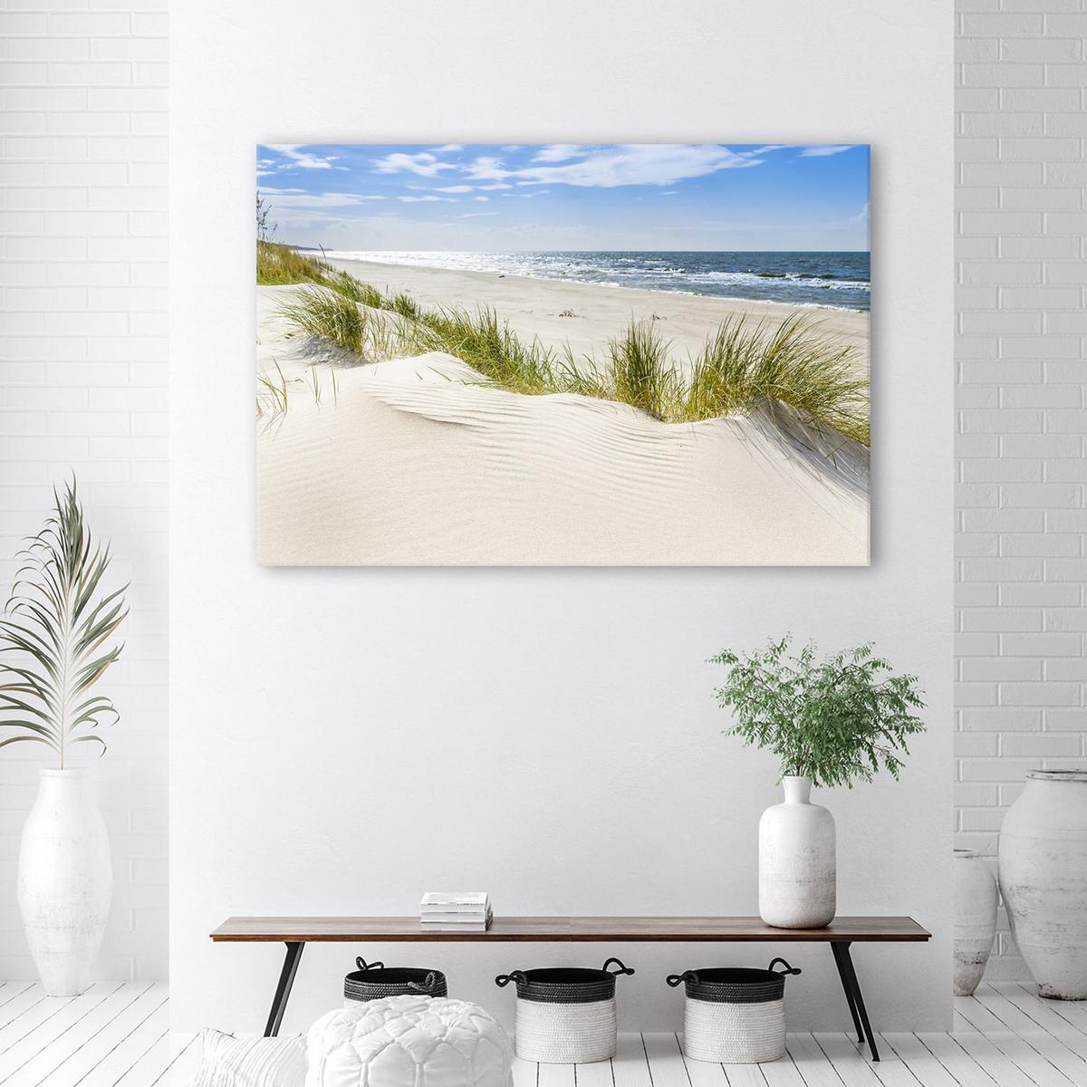 KUNSTDRUCK Beige 60/40 cm - Beige, Textil (60/40cm) - KUNSTLOFT