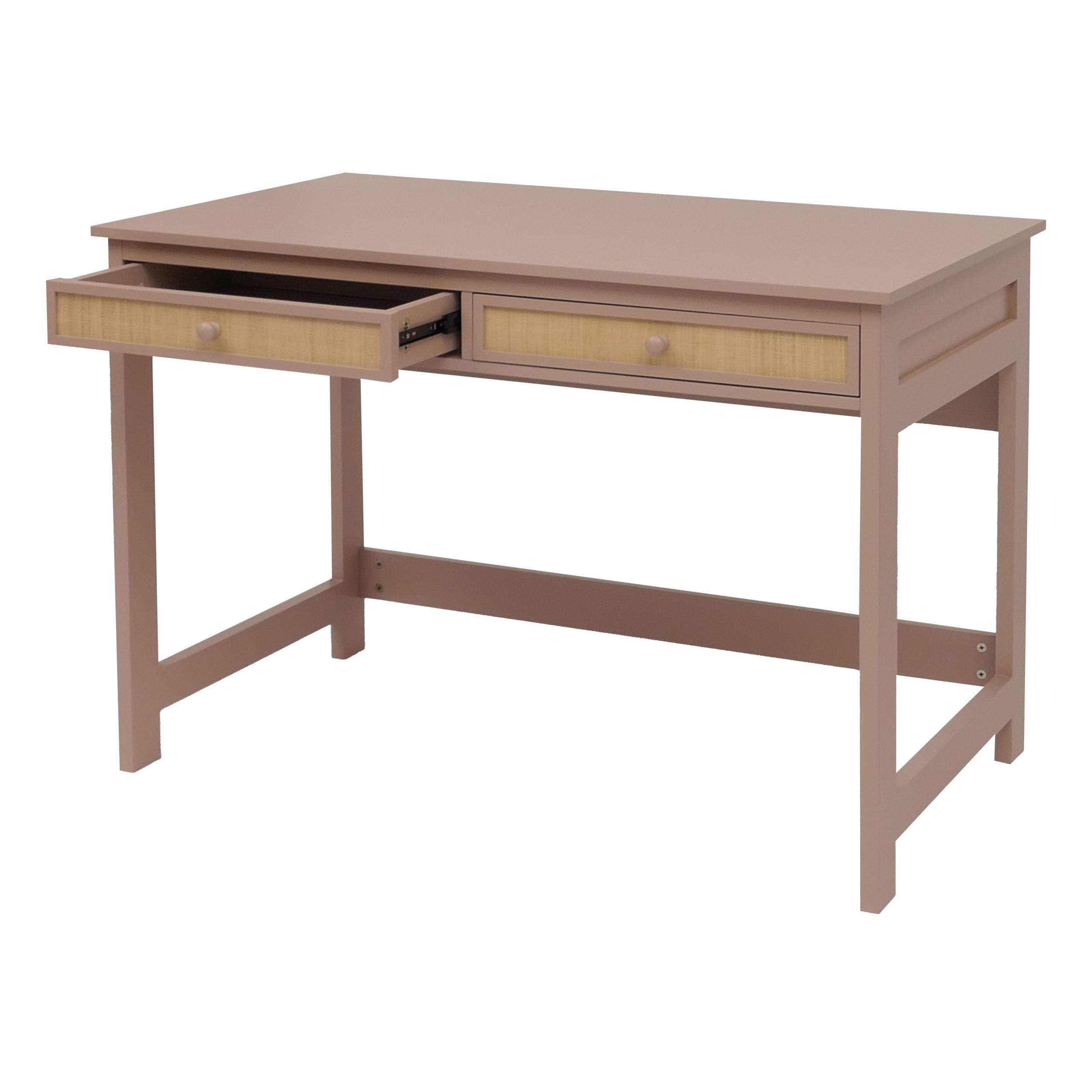 SCHREIBTISCH quadratisch taupe - Taupe, Holz (60/110/78cm) - MCW