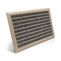 ALU-FUSSMATTE AluGant DL - Champagner, Metall (60/40cm) - BoMoe