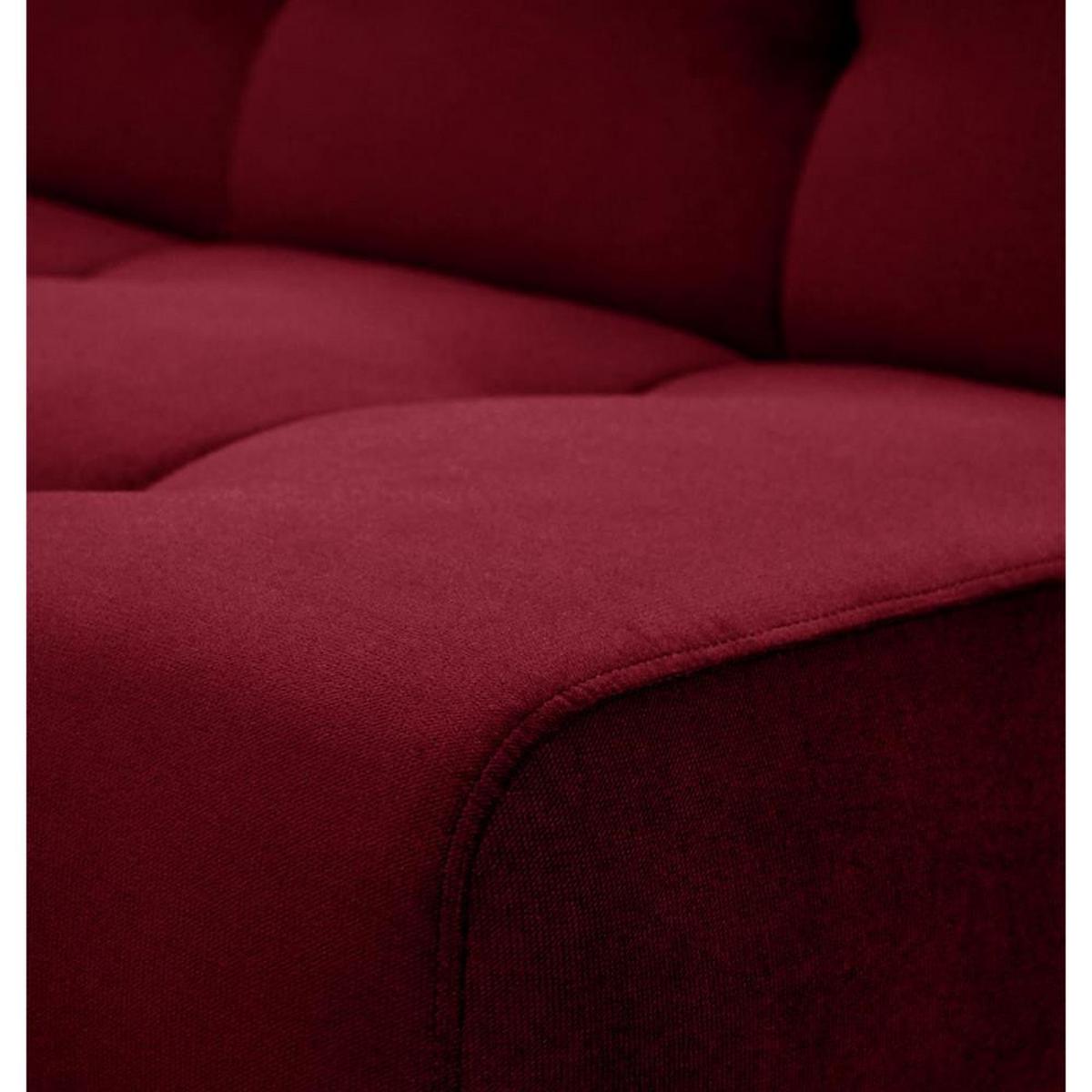 3-SITZER Schlafsofa Nancy bordeaux - Bordeaux, Holz/Textil (220/89/93cm) - Beautysofa