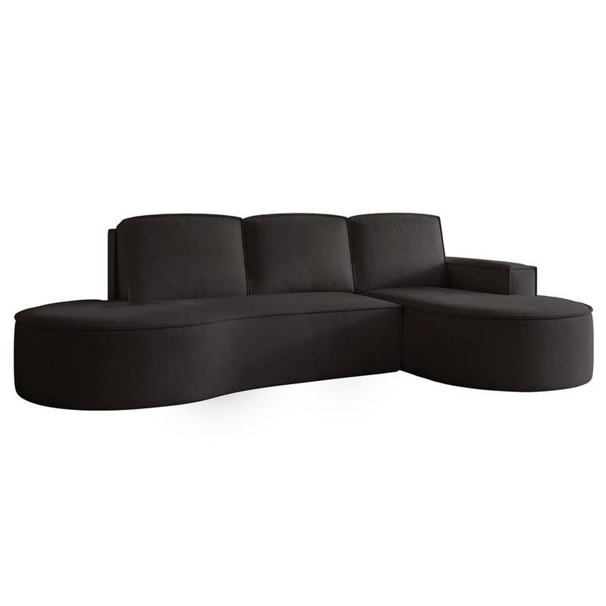 ECKSOFA SOFIA mit Schlaffunktion und Bettkasten Anthrazit - Anthrazit, Holzwerkstoff/Kunststoff (277/157cm) - Idohome