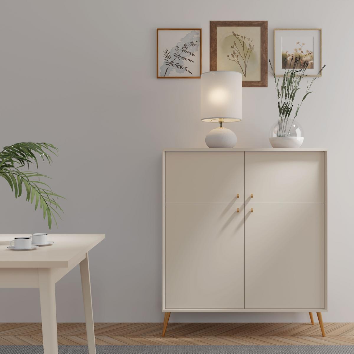 SIDEBOARD Wüstensand 106/122/41 - Beige, Holzwerkstoff (106/122/41cm) - RAUMHIRSCH FURNITURE