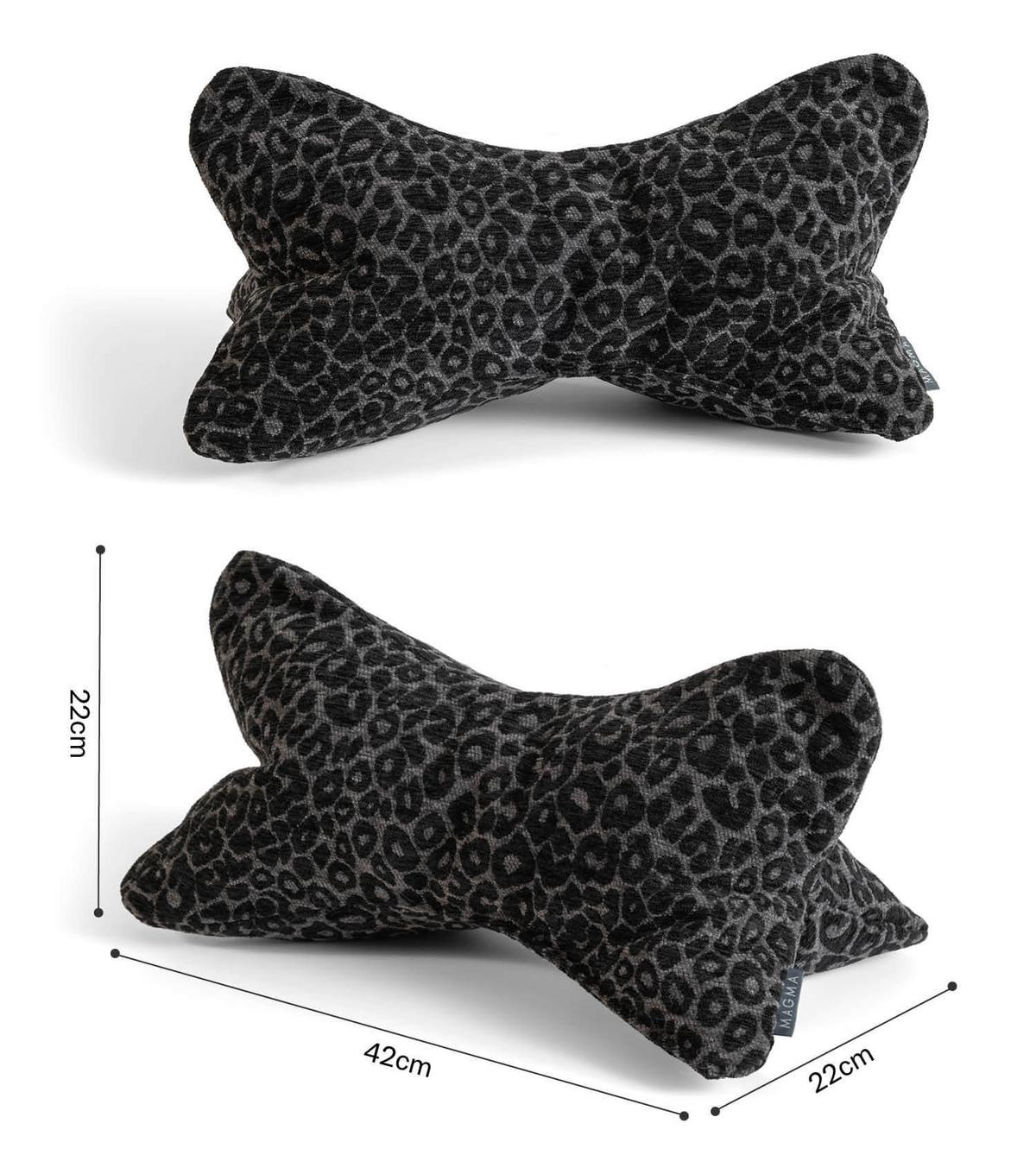 NACKENKISSEN Leseknochen Nook - Grau, Textil (42/22cm) - Mokebo
