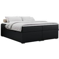 BOXBETT BESS 140/200 Schwarz Kunstleder - H3 - Schwarz, Holz/Textil (140/200cm) - MKS