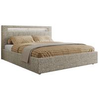 POLSTERBETT GOLD 5 CLASSIC 160/200 - Beige Strukture - Multipocket-Matratze - Beige, Textil (160/200cm) - MKS