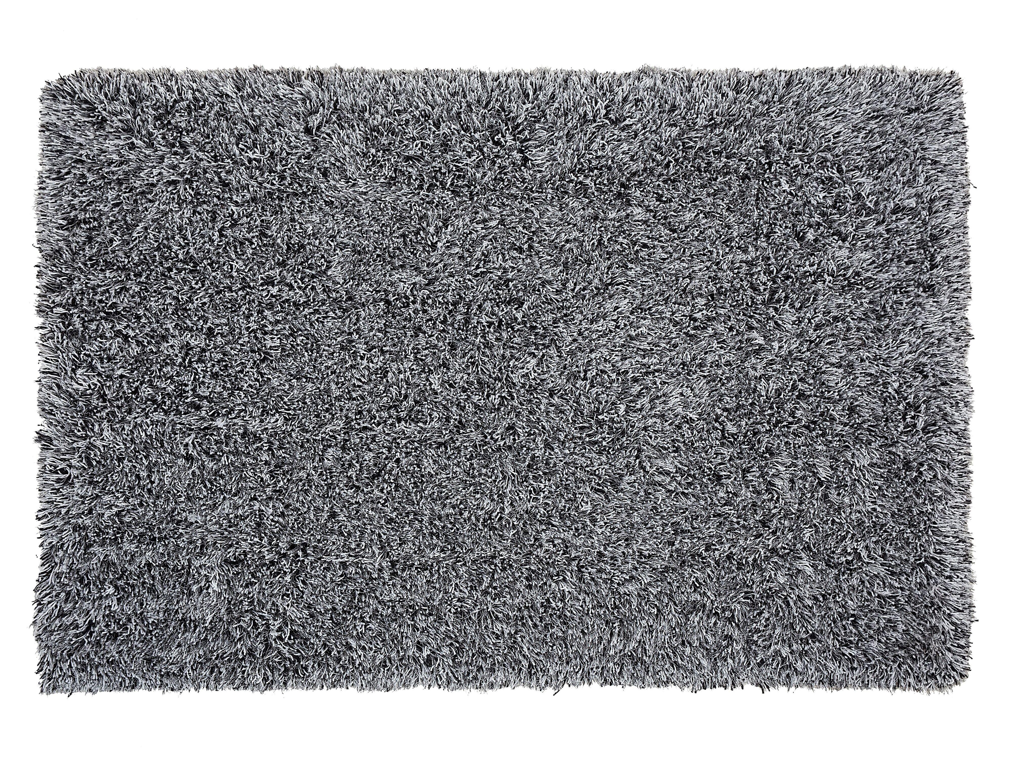 SHAGGY-TEPPICH Cide 200/140 cm - Schwarz, Kunststoff (140/200cm) - Beliani