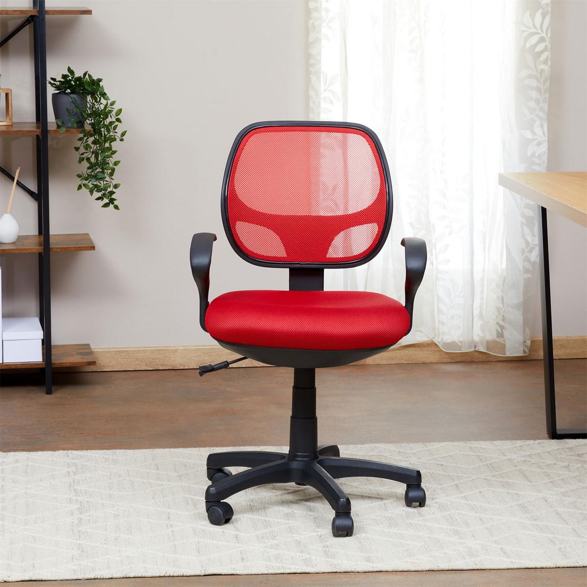 KINDERDREHSTUHL COOL rot - Rot, Textil (58/97/58cm) - IDIMEX
