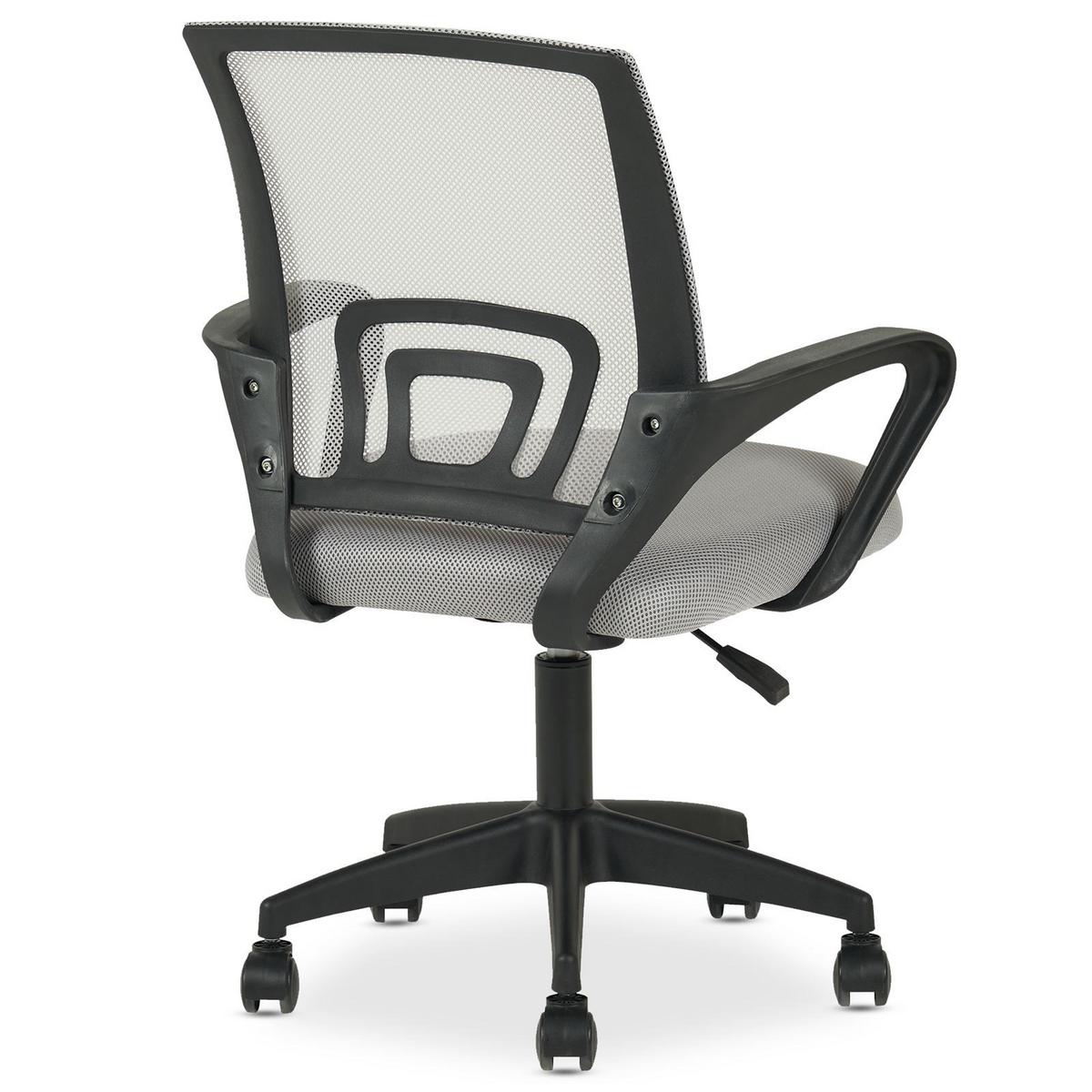 BÜRODREHSTUHL JAKE grau - Grau, Textil (60/86/53cm) - IDIMEX