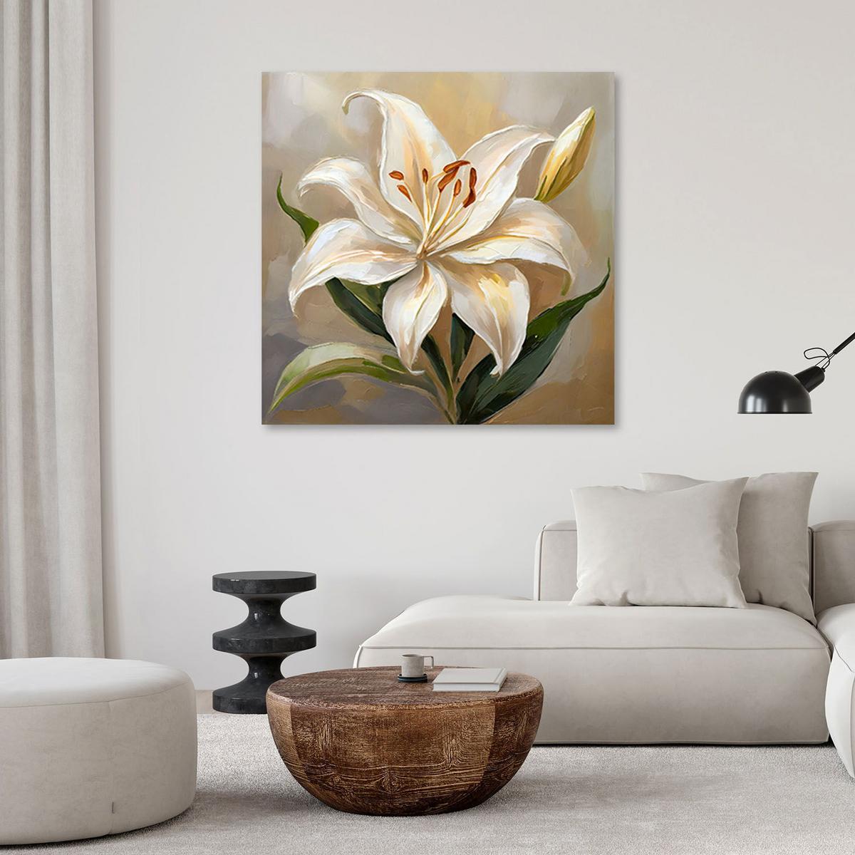 KUNSTDRUCK Beige 60/60 cm - Beige, Textil (60/60cm) - KUNSTLOFT