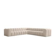 ECKSOFA Solvie Xl In Tiffani - Beige, Holzwerkstoff/Textil (330/330cm) - Fun Möbel