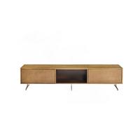 LOWBOARD GALA Gold Holz - Goldfarben, Holz/Metall (180/42/40cm) - KAWOLA
