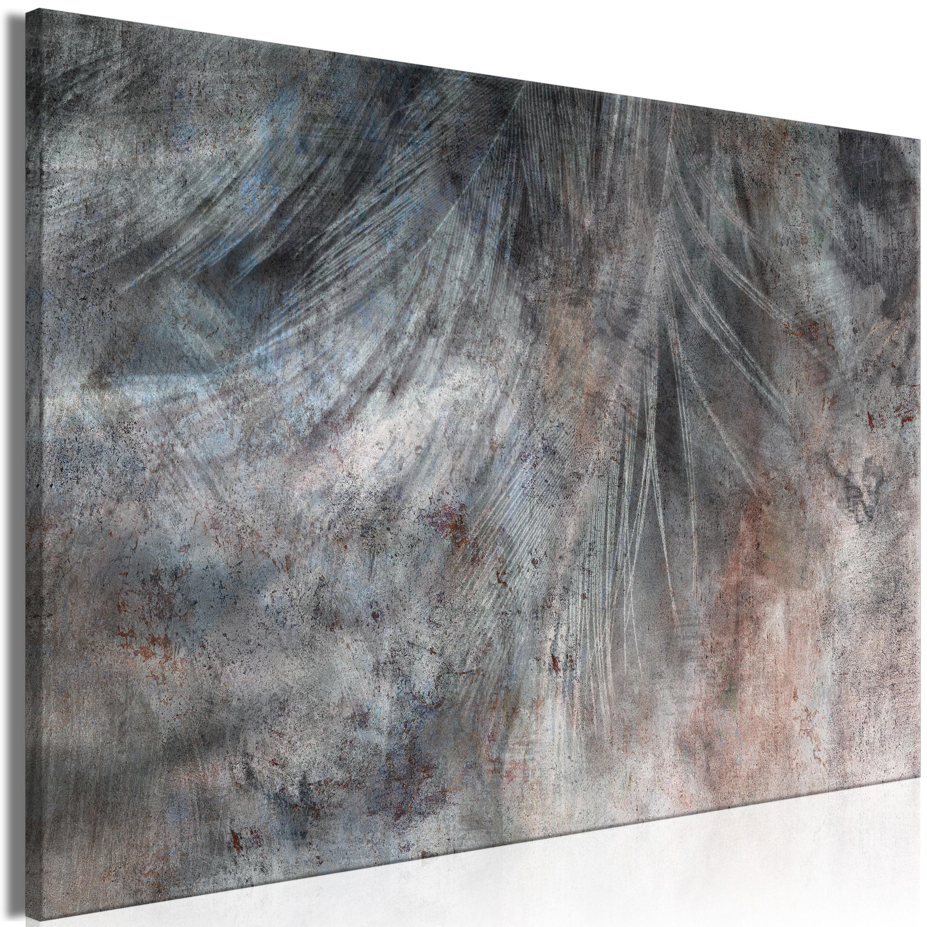 KUNSTDRUCK Grau 120/80 cm - Braun/Grau, Textil (120/80cm) - KUNSTLOFT