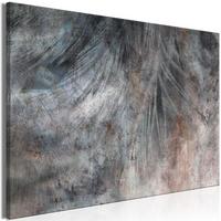 KUNSTDRUCK Grau 90/60 cm - Braun/Grau, Textil (90/60cm) - KUNSTLOFT