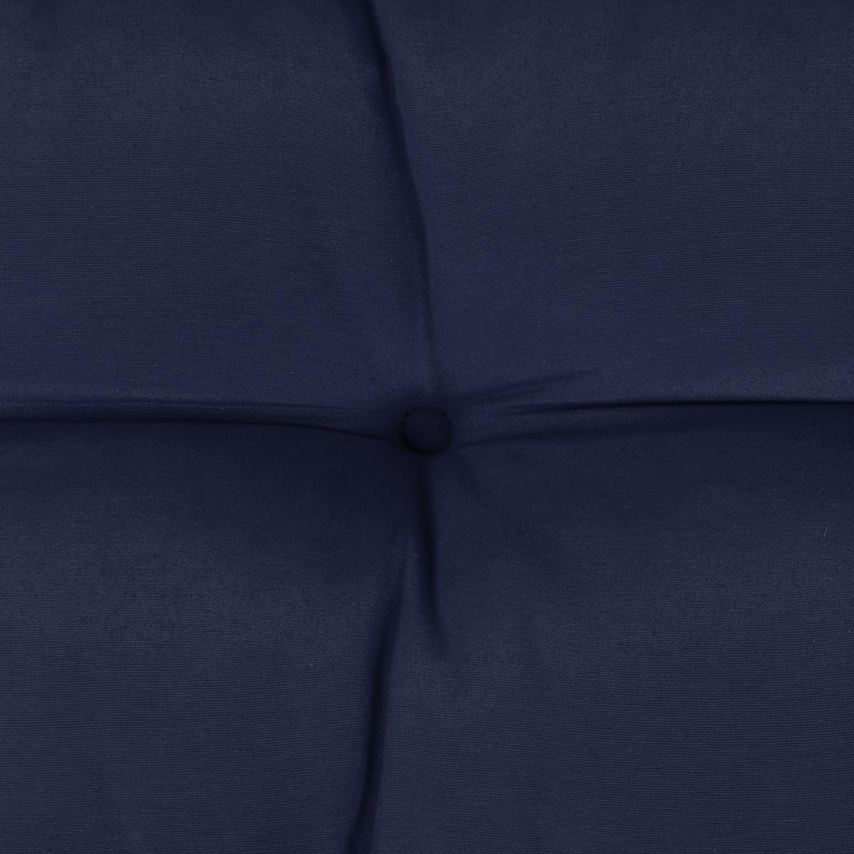 PALETTENKISSEN Eco Style Sitz 120/80/15 cm Dunkelblau - Dunkelblau, Textil (80/15/120cm) - Beautissu 