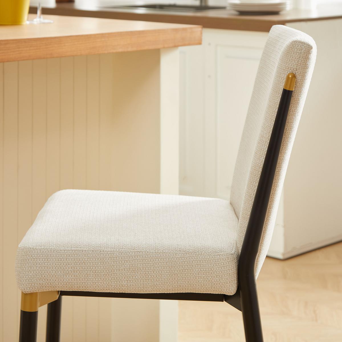BARHOCKER 2er-Set mit Skandinavisches Design - Weiß, Textil (49/102/59cm) - Urban Meuble