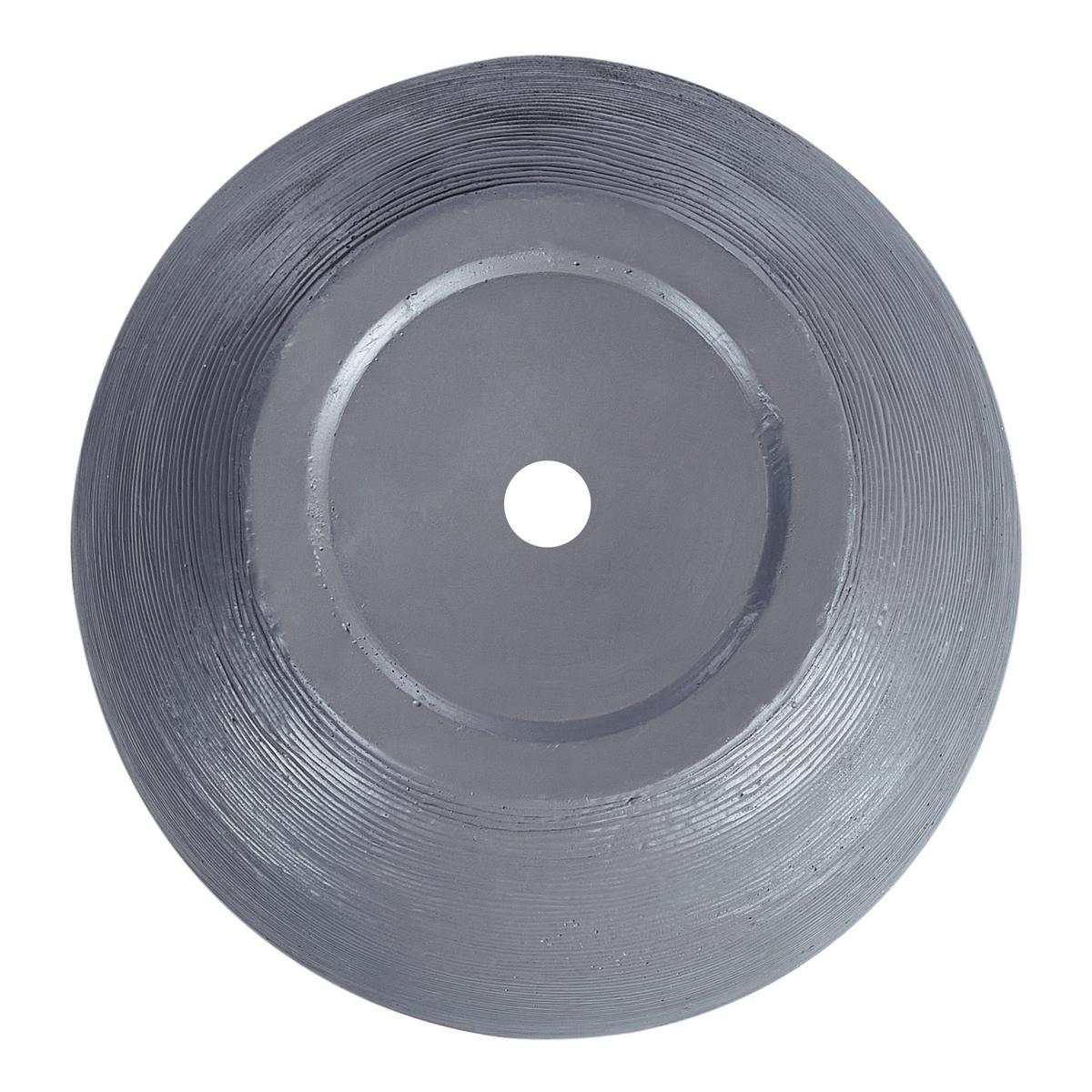 BLUMENTOPF grau rund 50/50/39 cm Zakros - Grau, Naturmaterialien (39cm) - Beliani