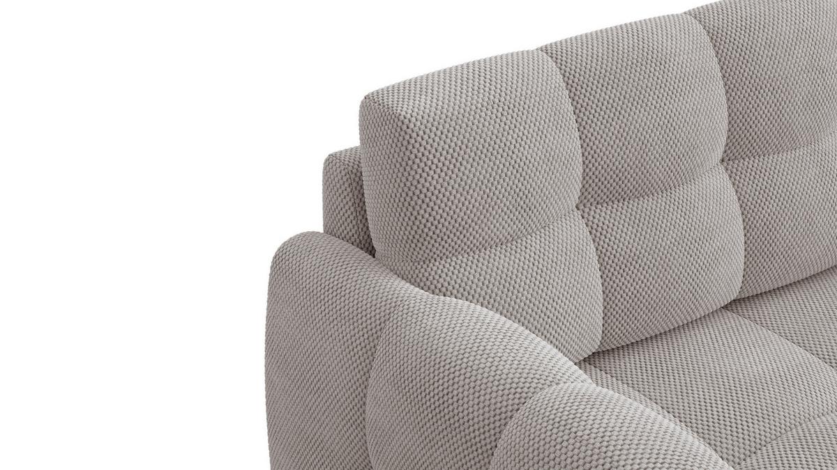 SOFA MELLOW 2-Sitzer, beige - Beige/Schwarz, Holz/Textil (153/87/98cm) - Wozimo