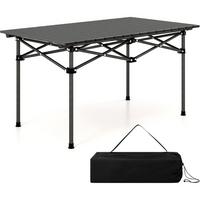 CAMPINGTISCH Schwarz - Schwarz, Metall (55/95/50cm) - COSTWAY
