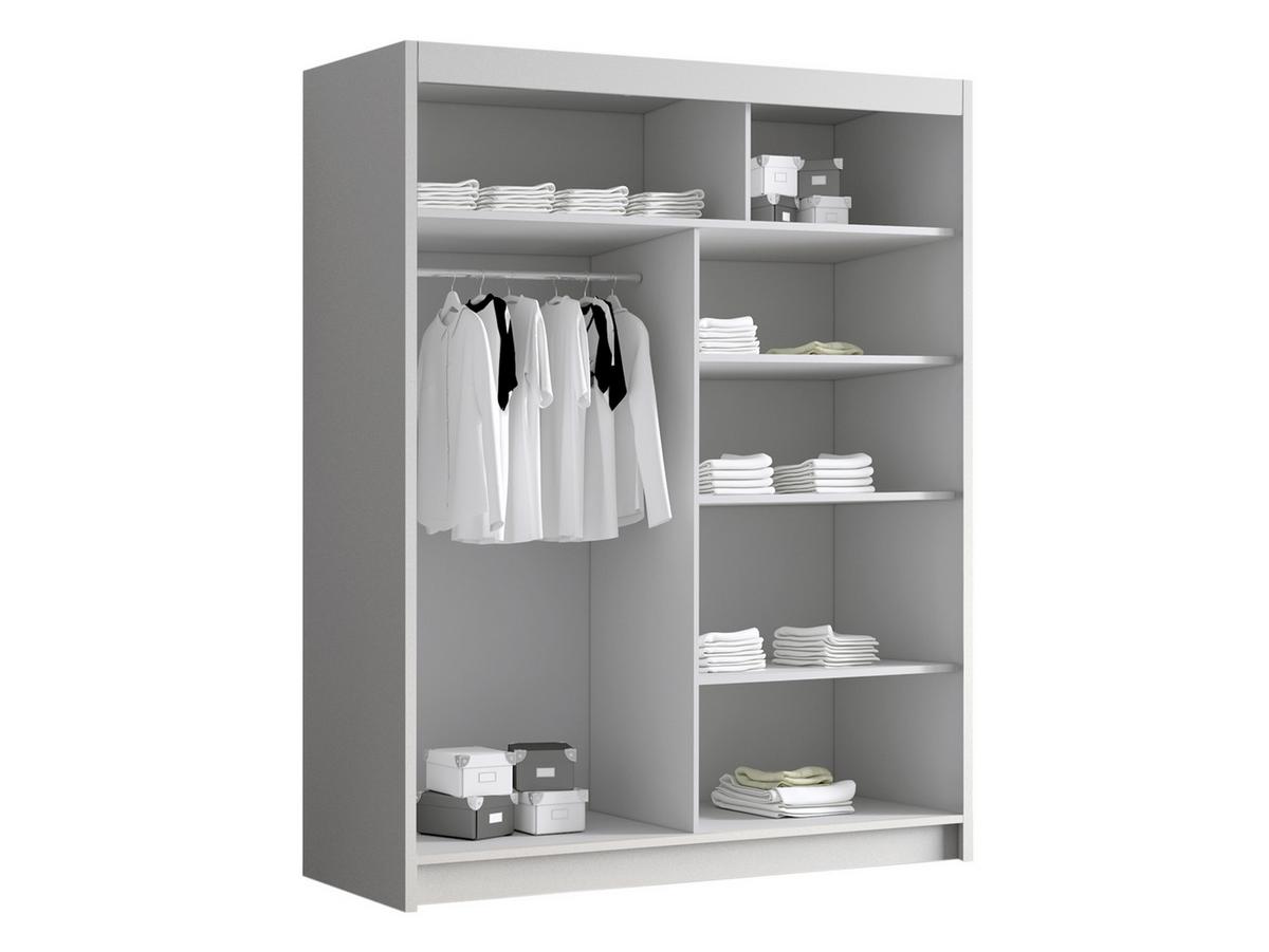 SCHIEBETÜRENSCHRANK Flavio III - Goldfarben/Naturfarben, Holzwerkstoff/Metall (150/200/58cm) - MIRJAN24