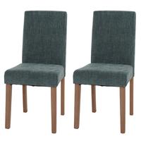 ESSZIMMERSTUHL Grün 2er-Set - Grün, Textil (42/90/50cm) - MCW