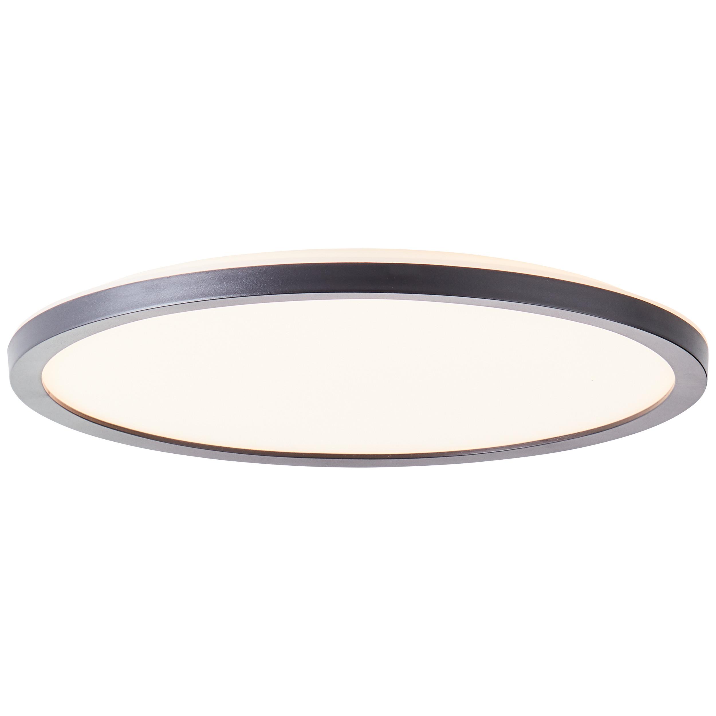 DECKENAUFBAU-PANEEL Sorell G99878A76 - Schwarz, Metall (29.4/29.4/2.5cm) - Brilliant