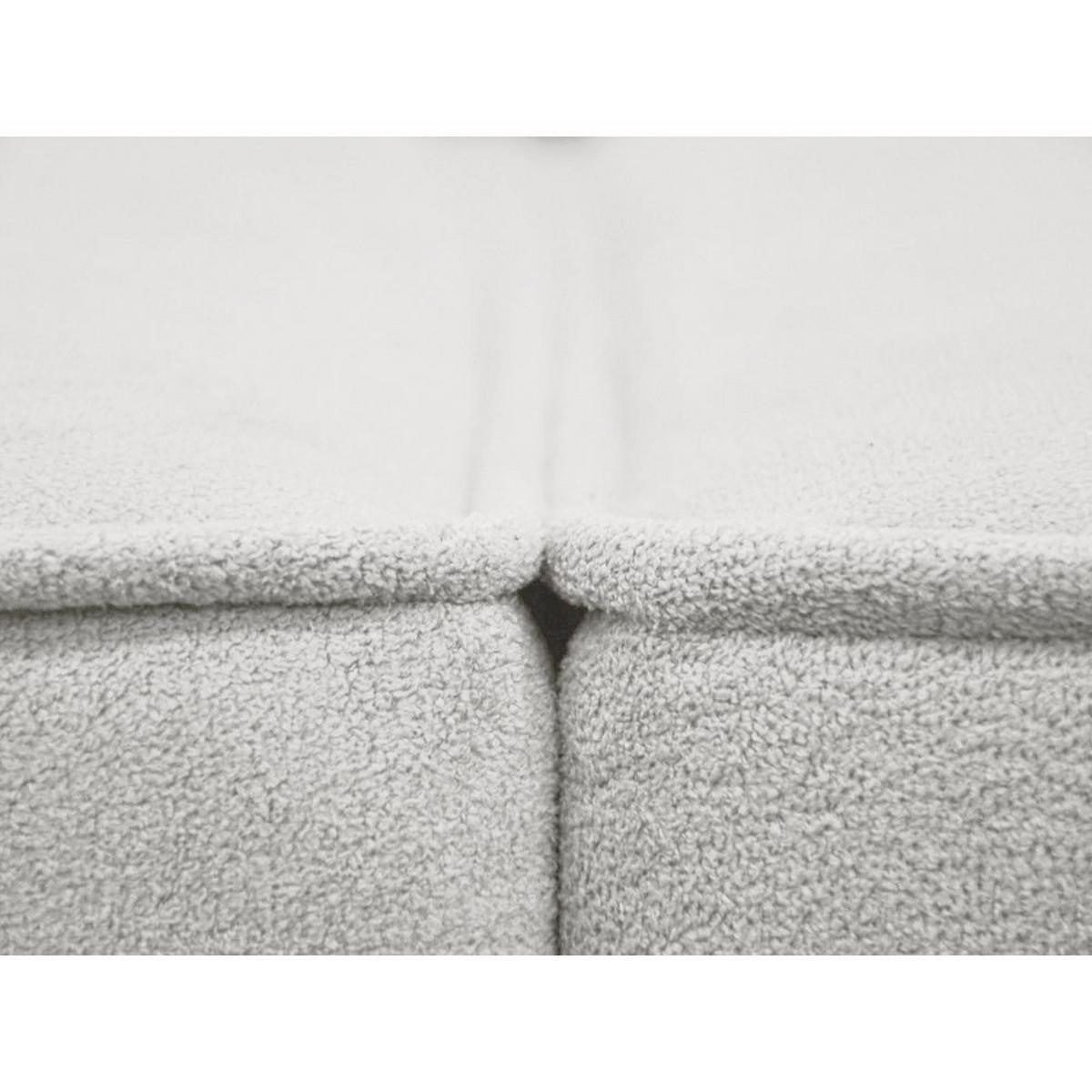 ECKSOFA ohne Schlaffunktion Pedro L beige rechts - Beige/Schwarz, Kunststoff/Textil (267/170cm) - Beautysofa