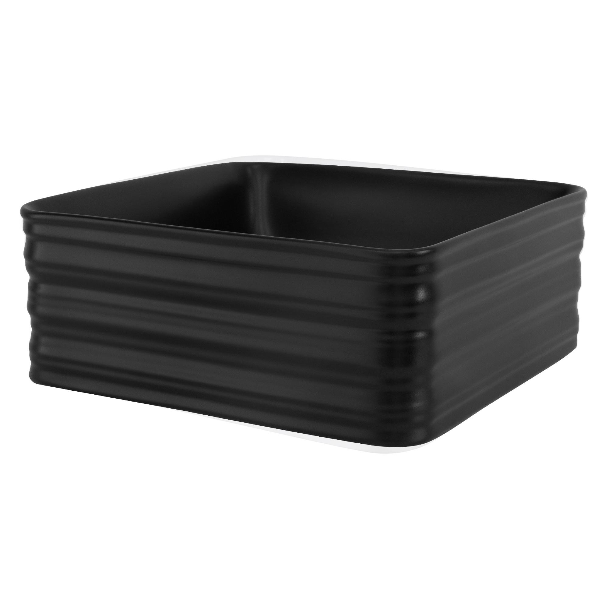 WASCHBECKEN - Schwarz, Keramik (39/15/39cm) - ML-DESIGN