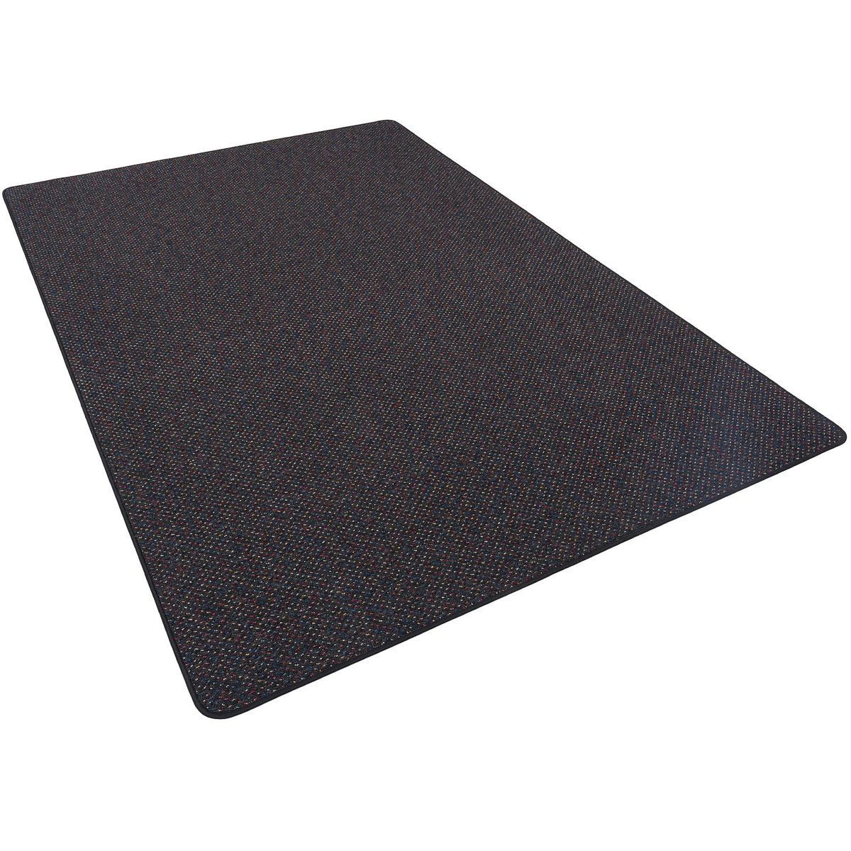 SCHLINGEN TEPPICH ALMA MELIERT - Schwarz, Textil (80/200cm) - Snapstyle