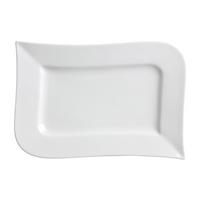 SERVIERPLATTE Melodie weiß 31 x 21 cm - Weiß, Keramik (21/3/31cm) - Ritzenhoff Breker
