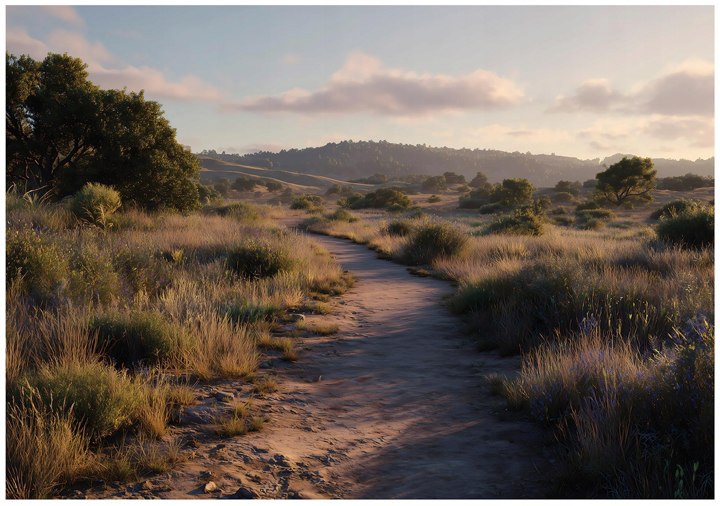 FOTOTAPETE Landschaft Natur Braun 400x280 cm - Multicolor, Papier (400/280cm) - Wallarena