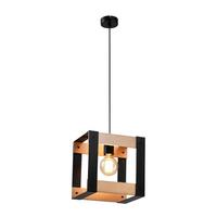 PENDELLEUCHTE Benjamin 25/25/175 cm - Schwarz, Metall (25/25/175cm) - ZMH