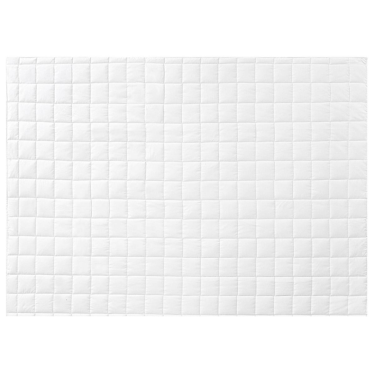 ZWEILAGIGE Bettdecke Polyester 4-Jahreszeiten 135/200 cm Korab - Weiß, Textil (135/200cm) - Beliani