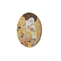 RUNDES BILD Gold 80/80 cm - Goldfarben, Textil (80/80cm) - KUNSTLOFT