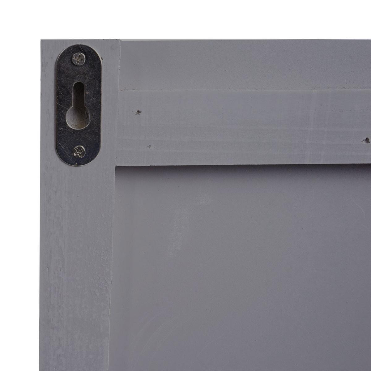 WANDGARDEROBE HOME SHABBY-LOOK Grau, Blau - Blau/Grau, Holz (60/91/8cm) - MCW
