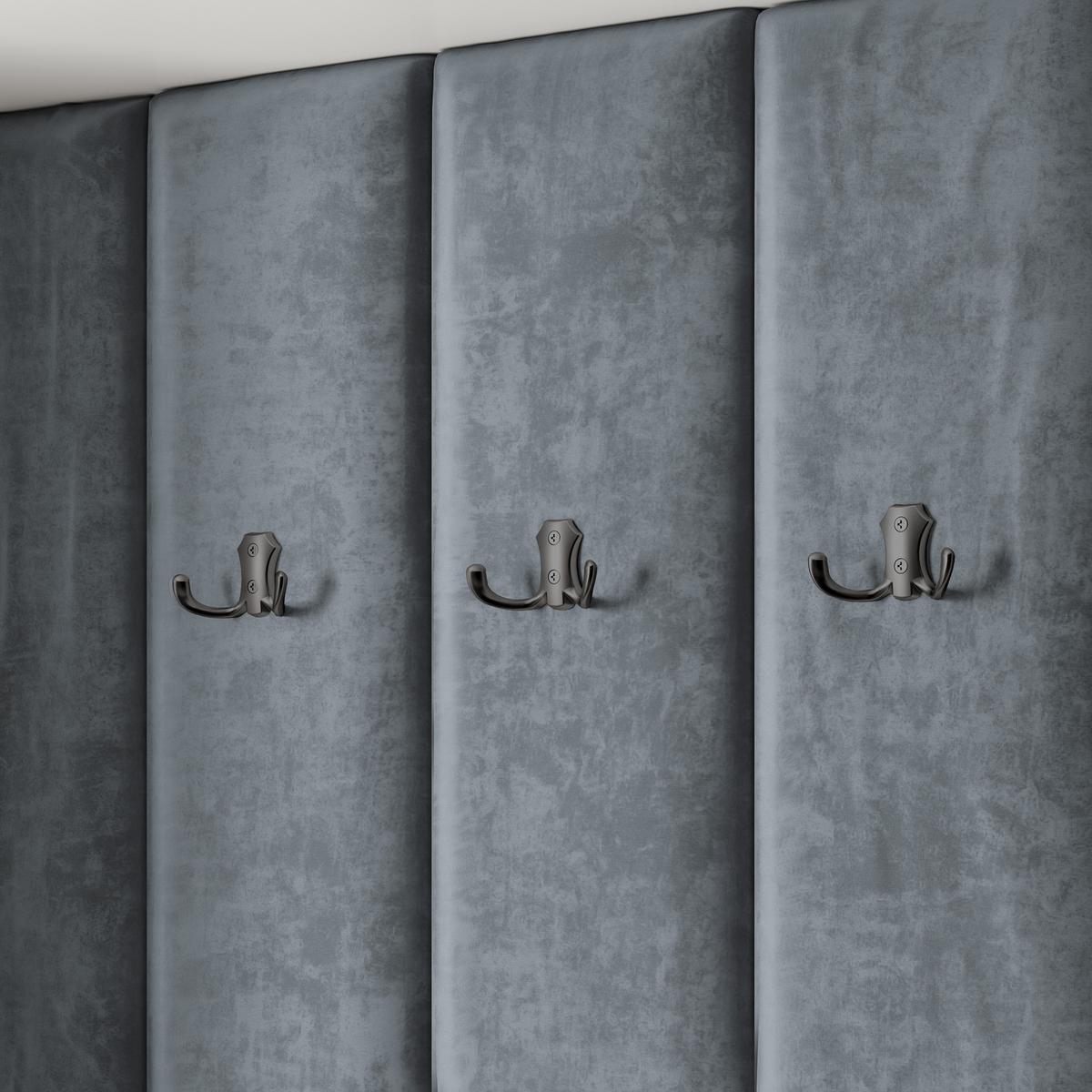 GARDEROBENSCHRANK REMA 180/240/60 cm Modern Garderobe-Set Weiß - Weiß/Grau, Holzwerkstoff (180/240/60cm) - MASSENO