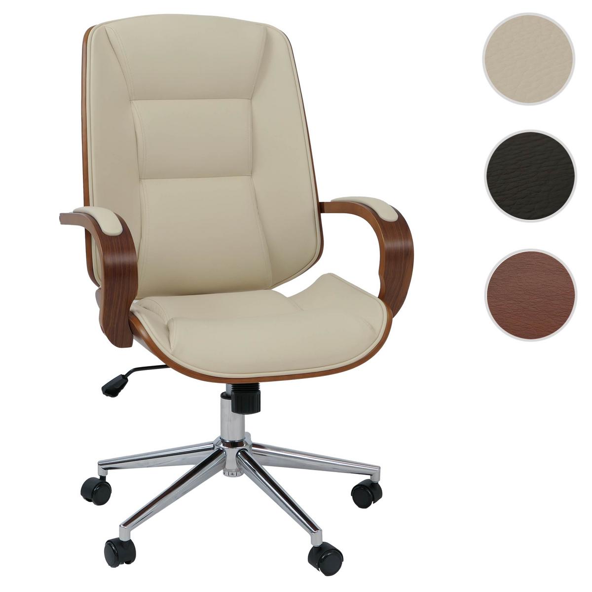 BÜROSTUHL Cremeweiß - Weiß, Textil (61/110/74cm) - MCW
