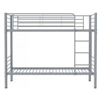 ETAGENBETT adam Grau - Grau, Metall (190/90cm) - Habitat Garten