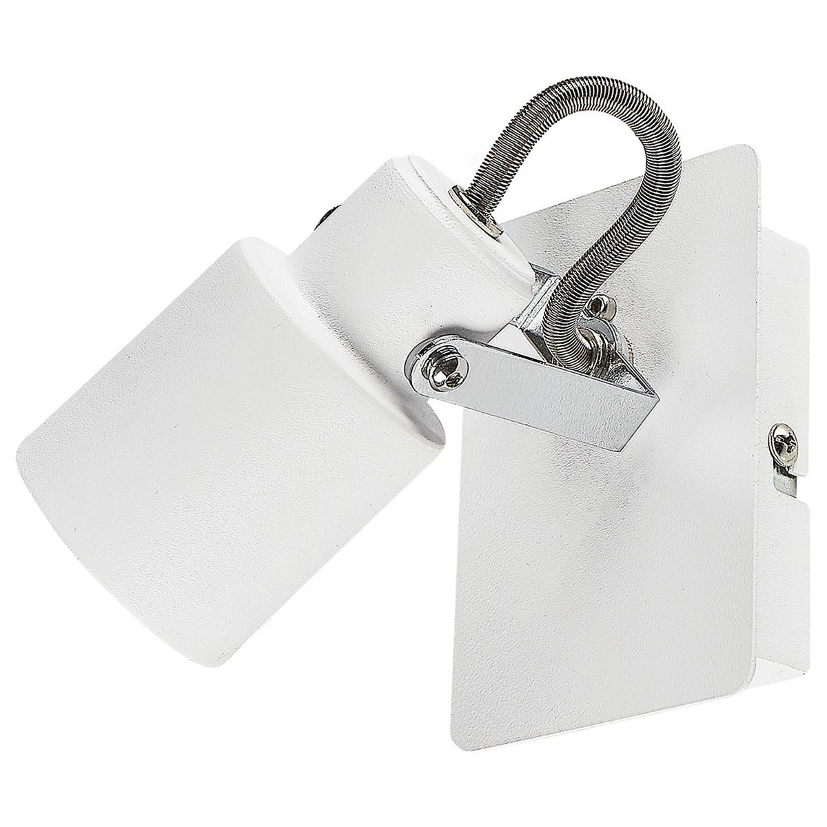 WANDLEUCHTE 2er-Set Bonte 5/10/10 cm - Weiß, Metall (10/10/5cm) - Beliani