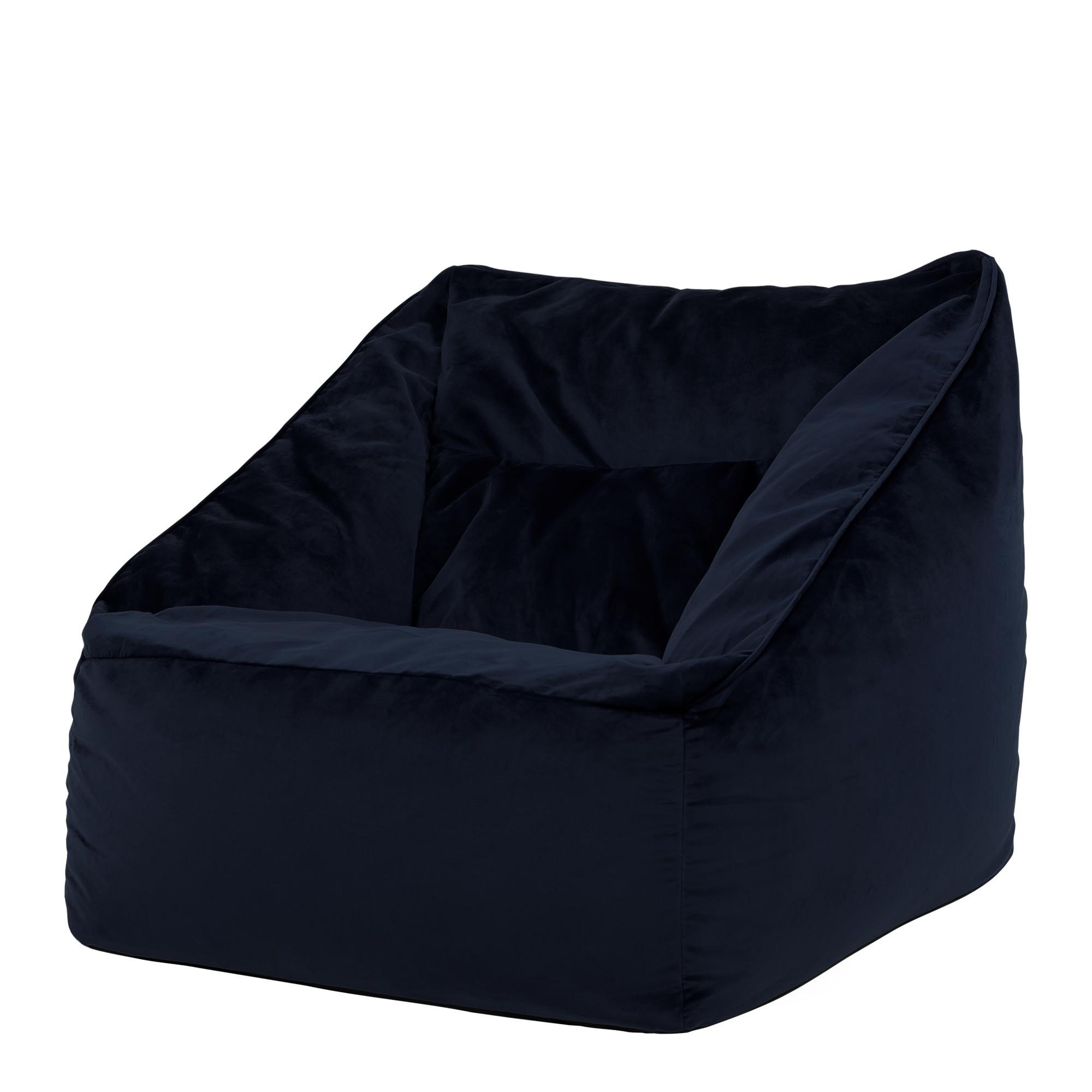 SITZSACK Sessel Natalia - Dunkelblau, Textil (70/65/70cm) - icon