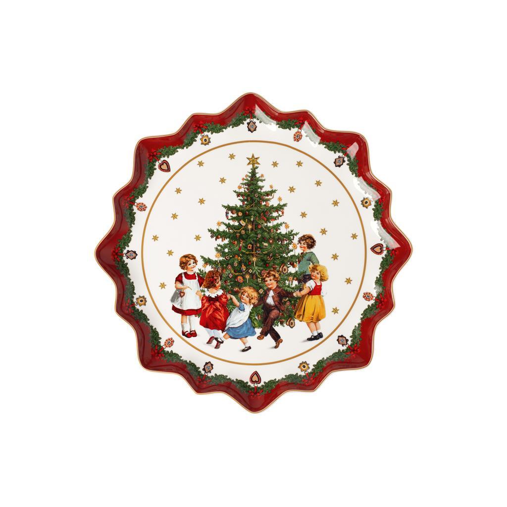 GEBÄCKTELLER "KINDER TANZEN" Toy's Fantasy bunt ø 39,2 cm - Multicolor, Keramik (39.2/3.2/39.2cm) - Villeroy & Boch