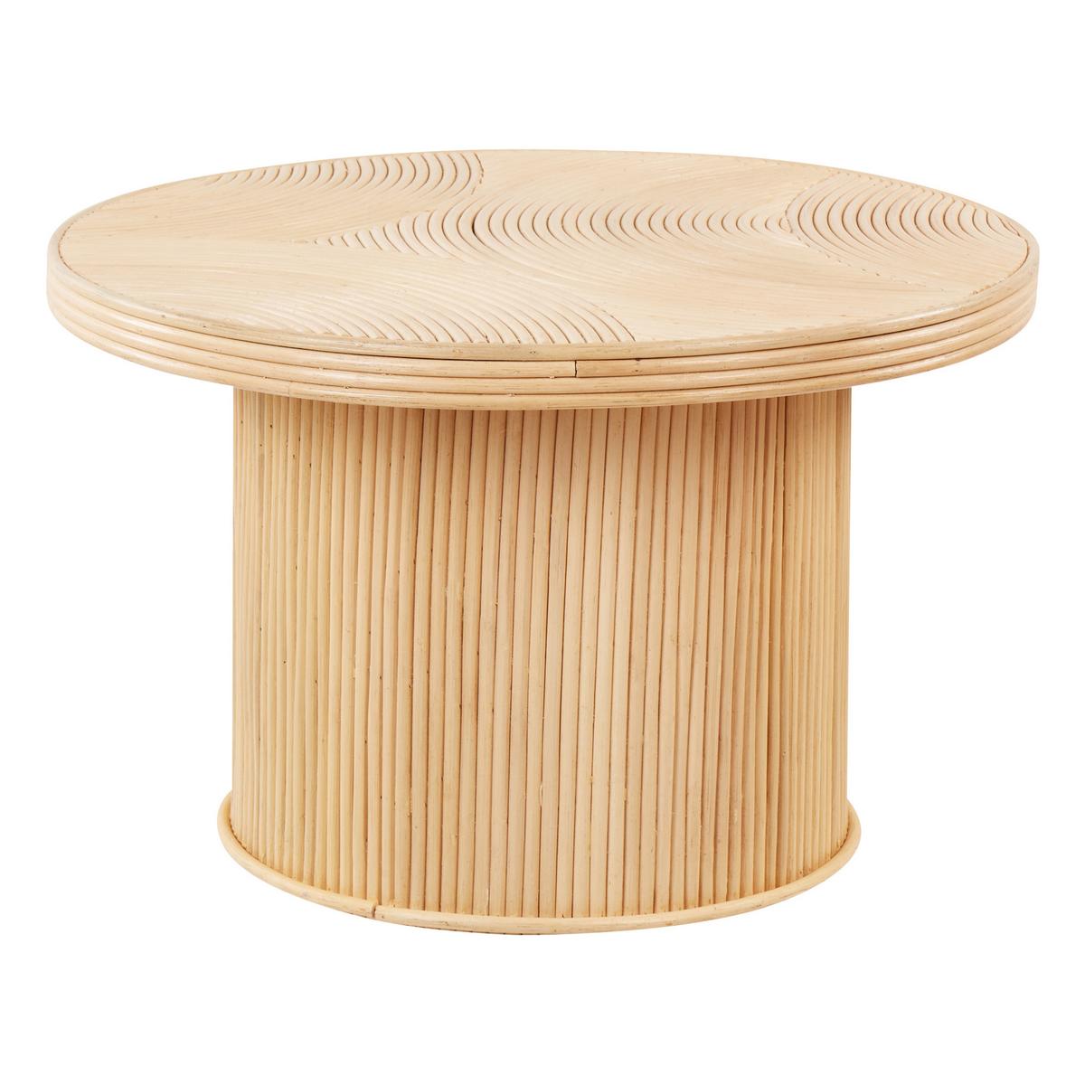 COUCHTISCH 2er Set Naturfarben Ilios - Naturfarben, Naturmaterialien (80/80/45cm) - Beliani