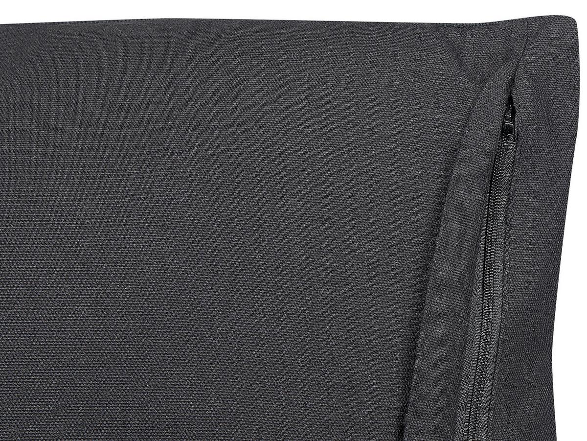 DEKOKISSEN 2er-Set Cremeweiß 45/45 cm Benzoin - Ecru, Naturmaterialien/Textil (45/45cm) - Beliani