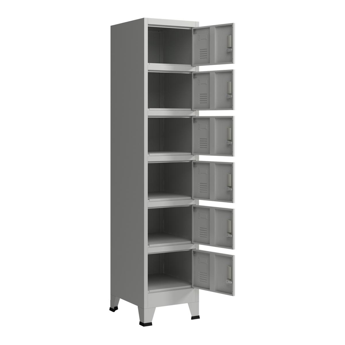 SPIND Joroinen - Grau, Metall (38/180/45cm) - [en.casa]