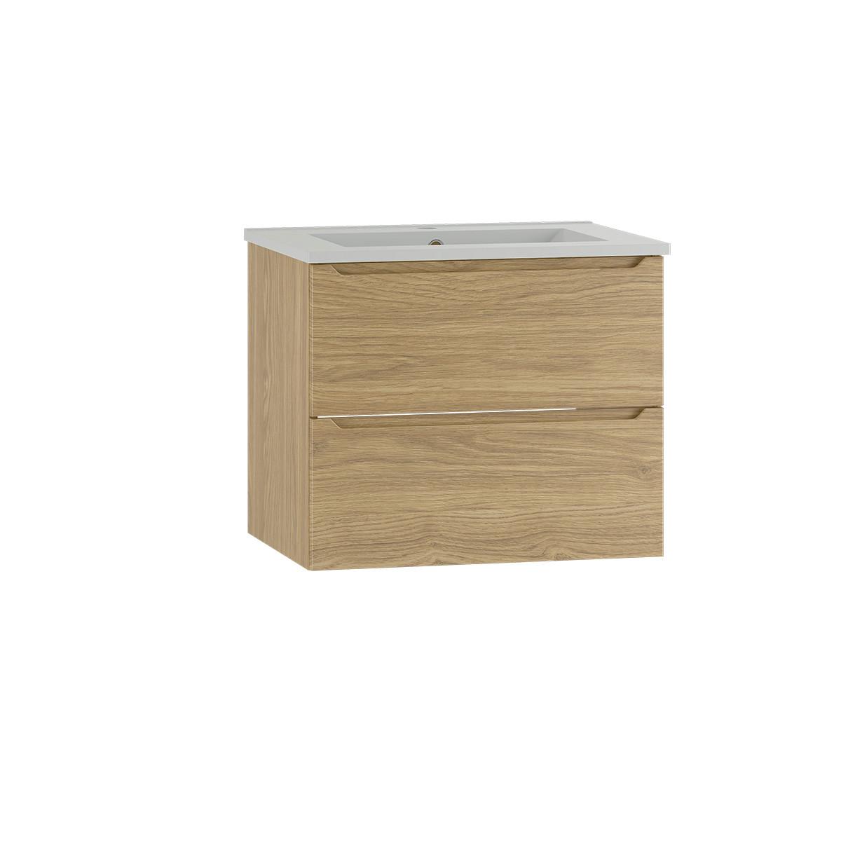WASCHTISCH 60cm Viggo Holz - Braun, Holzwerkstoff (60/50/45.8cm) - Petits-meubles