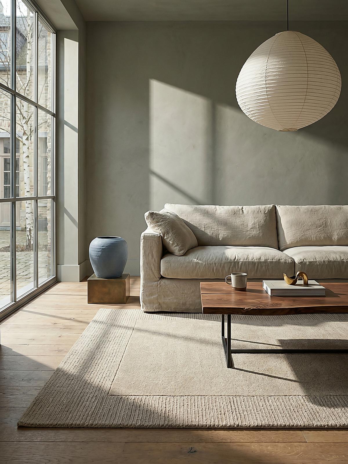 WOLLTEPPICH MOLE, einfarbig, Natur, 120 x 170 cm - Beige, Textil (170/120cm) - KADIMA DESIGN