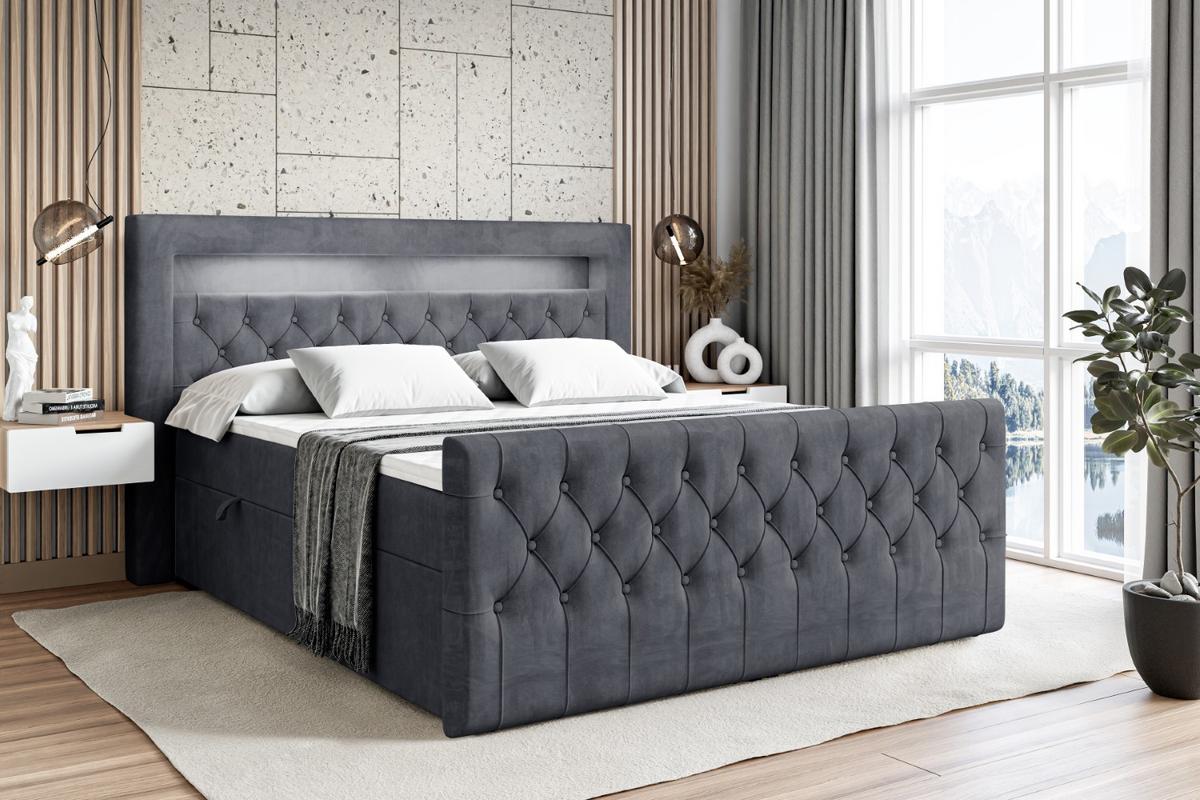 DELETED - Dunkelgrau, Holzwerkstoff (160/200cm) - ALTDECOR