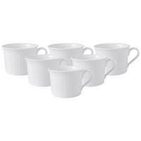 CAPPUCCINOTASSE Cellini weiß 270 ml 6er Set - Weiß, Keramik (0.27L) - Villeroy & Boch