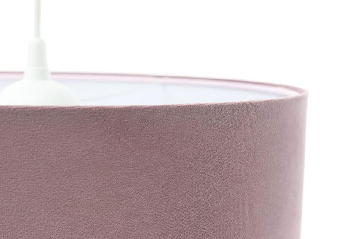 HÄNGELEUCHTE Rosa 40/20 cm - Pink/Weiß, Kunststoff (40/0.6/20cm) - ONZENO