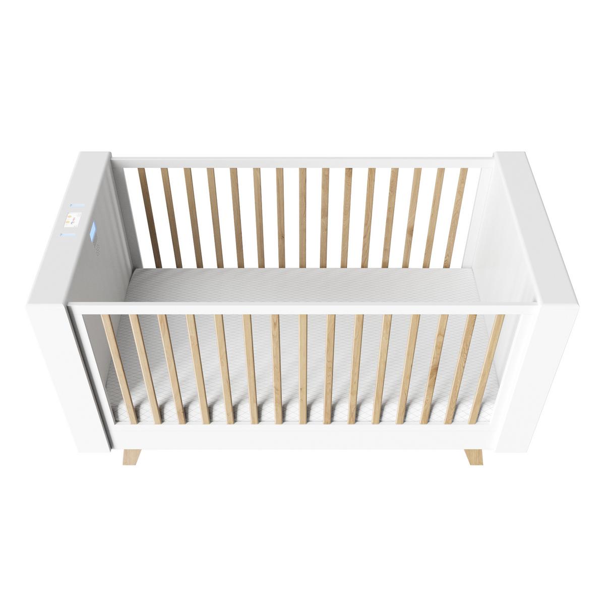 SMARTBETT All in one 70 x 140 cm - Weiß, Holz/Holzwerkstoff (70/140cm) - Roba