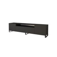 LOWBOARD KITO-S 200x53x41 cm - Schwarz - Schwarz, Holzwerkstoff (200/53/41cm) - ALTDECOR